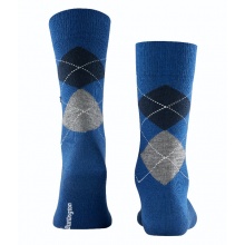 Burlington Daily Sock Edinburgh SO royal blue Men - 1 Pair